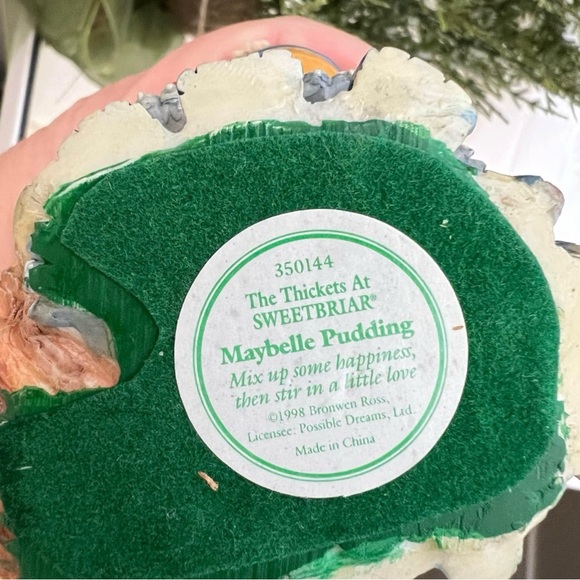 Vtg 1998 The Thickets at Sweetbriar - Maybelle Pudding "Mix Up Some Happiness" - Picture 5 of 6